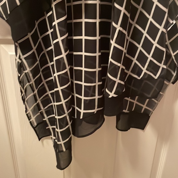 Philosophy Striped Windowpane Dress, sz S - Picture 9 of 12